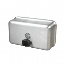 3monkeez WA-SD-H Stainless Steel Soap Dispenser- Horizontal