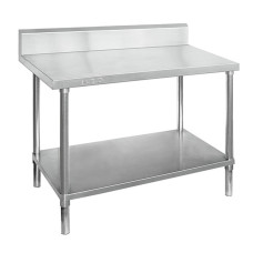 Modular Systems by FED WBB7-1200/A Premium Stainless Steel Bench With Splashback 1200x700