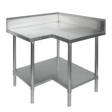 Modular Systems by FED WBCB7-0900/A Premium Stainless Steel Corner Bench - 900x700