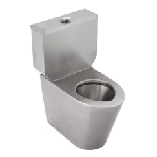 Close Couple Wall Faced Ambulant Toilet Suite 304 Grade Stainless Steel with S Trap