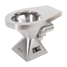 Pedestal Toilet Pan 304 Grade Stainless Steel with P Trap