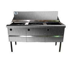 Gas Fish And Chips Fryer Three Fryer - 1660