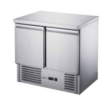 Thermaster by FED XGNS900B FED-X Two Door Stainless Steel Compact Workbench Fridge