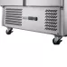 Thermaster by FED XS900GC FED-X Two Door Stainless Steel Salad Prep Fridge with Square Glass Top