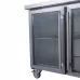 FED-X Two Glass Door Bench Fridge  1360x600mm
