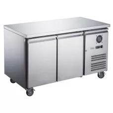 Thermaster by FED XUB7F13S2V FED-X Two Door Stainless Steel Bench Freezer