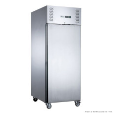 Stainless Steel single full door upright fridge 600L