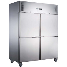 S/S Four Split Door Upright Freezer 1200L 