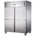 Thermaster by FED XURC1410S2V FED-X Two Split Door Stainless Steel Upright Fridge
