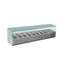 Thermaster by FED XVRX1800/380 FED-X Countertop Ingredients Prep Fridge 1800mm Long (8x1/3GN)