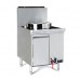B&S Commercial Kitchens YCJSF-1HE B+S Black Asian Single Hole Waterless Heat Exchange Steamer